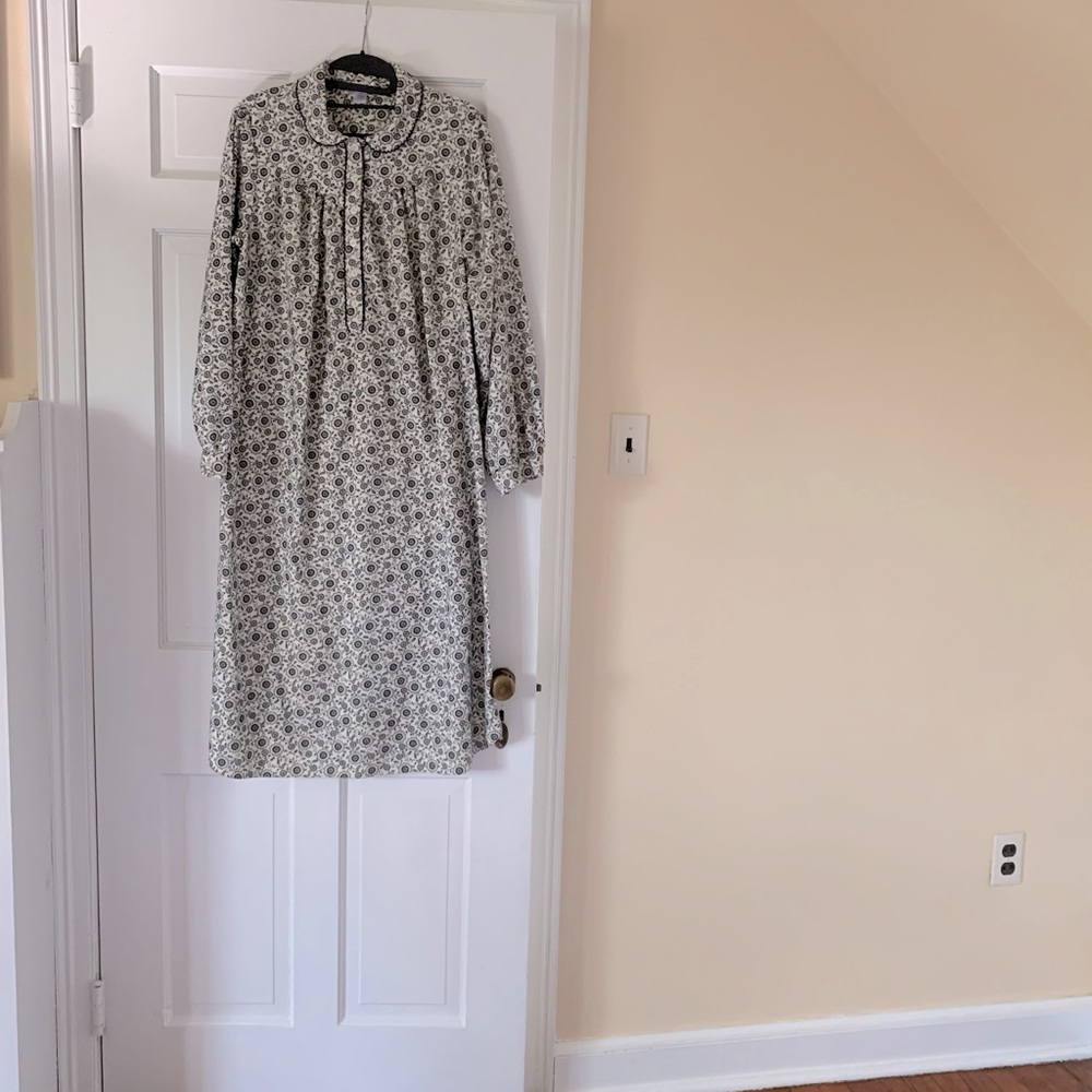 Woman’s flannel long night gown